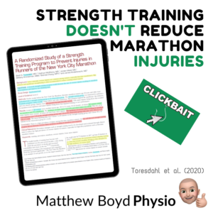 Strength Training Doesn't Reduce Marathon Injuries
